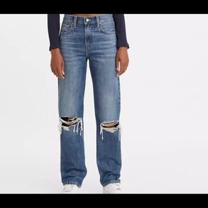 Levi's Low Pro Ripped Jeans